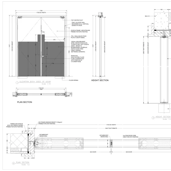 Doors CAD drawing