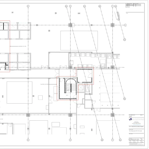 Stairs & GA CAD drawing